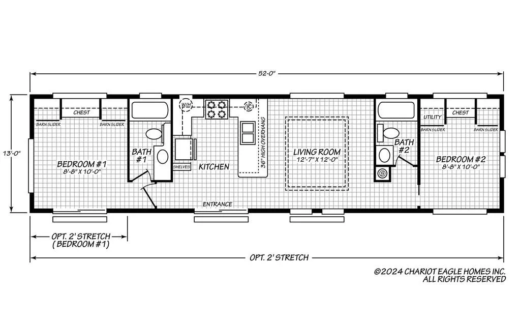 Chariot Eagle Falcon 13552A floor plan