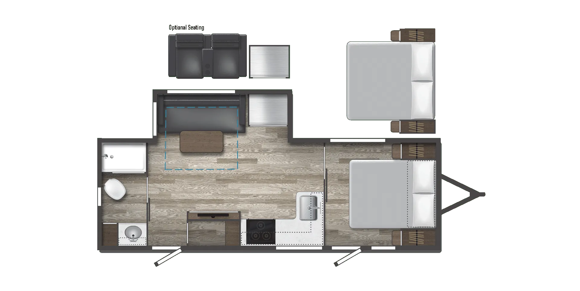 Winnebago Voyage V2427RB floor plan