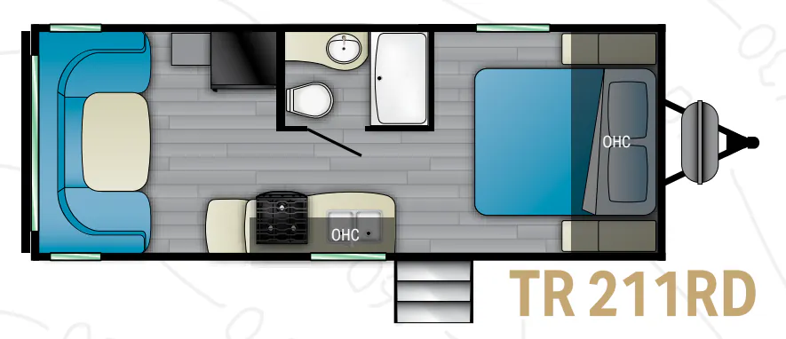 Heartland Trail Runner 211RD floor plan