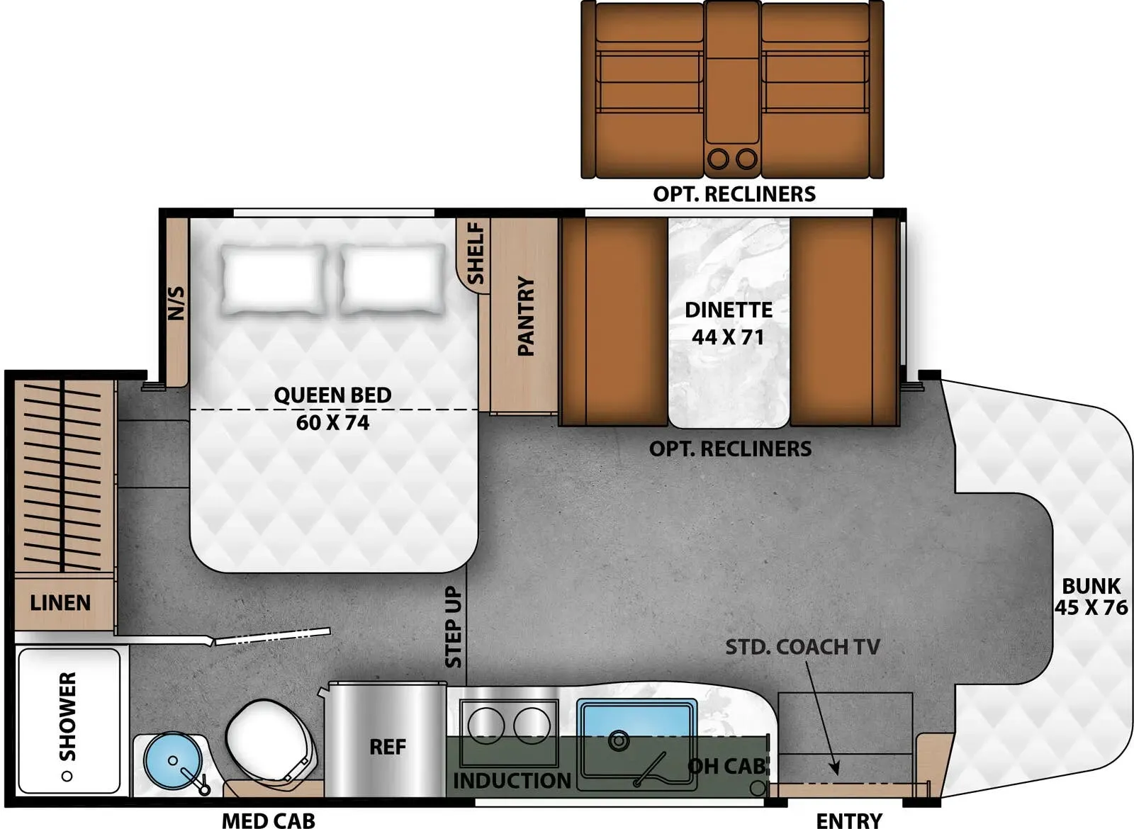 Coachmen Prism Elite 24FS floor plan