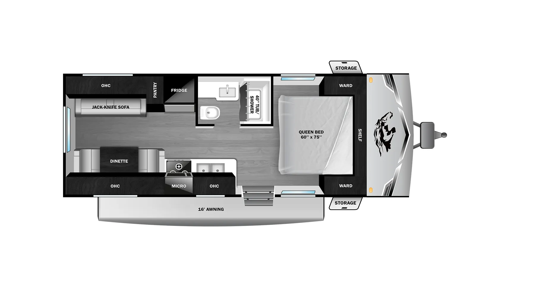 Highland Ridge Open Range Colt 21QB floor plan