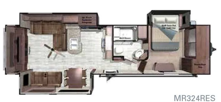 Highland Ridge Mesa Ridge MR324RES floor plan