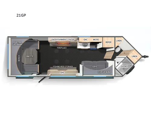 2026 Forest River Cherokee Grey Wolf 21GP - Photo 3
