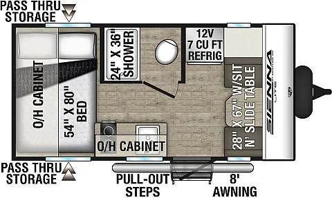 2026 Venture RV Sienna Lite 140VFD floor plan