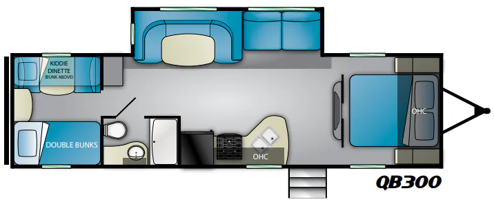 Heartland Pioneer QB300 floor plan