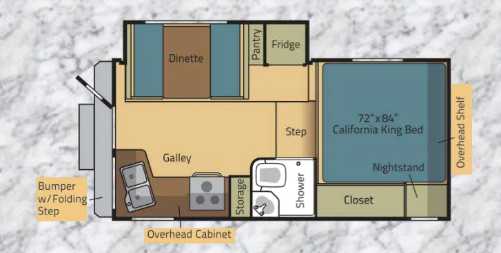 Adventurer Eagle Cap 960 floor plan