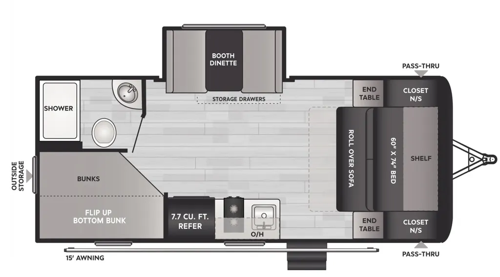 2025 Keystone Hideout Sport 181BH - Photo 3