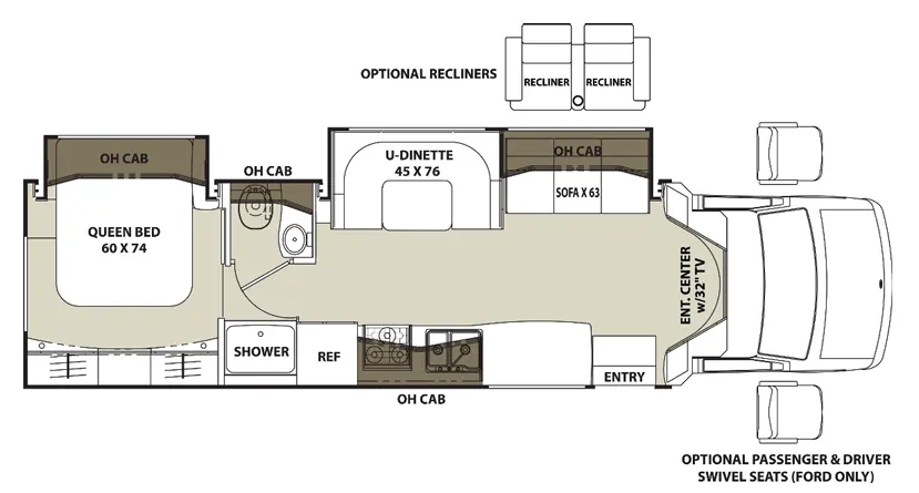 Coachmen Concord 300DS floor plan