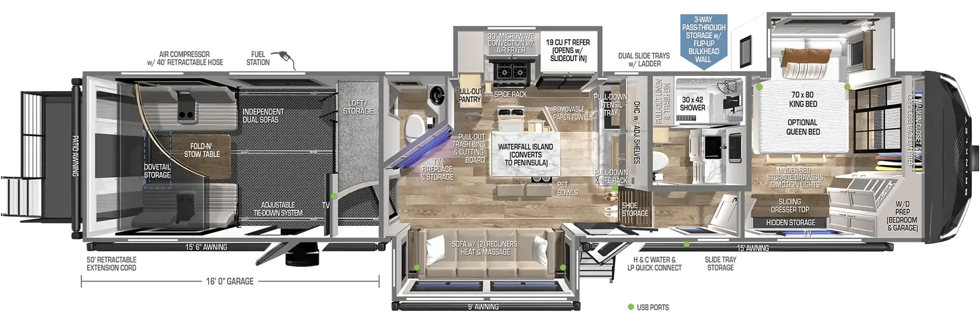 2024 Brinkley Model G 4000 - Floor plan