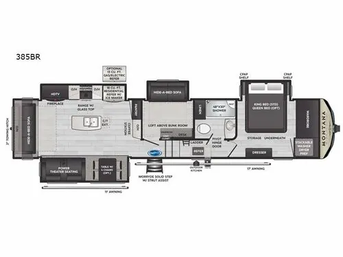 2022 Keystone Montana High Country 385BR, Photos photo 2