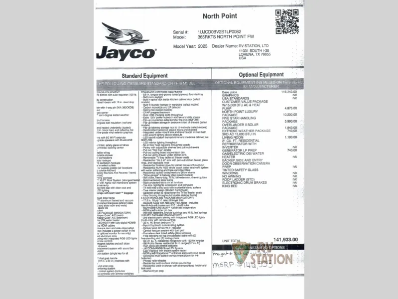 2025 Jayco North Point 365RKTS - Photo 3