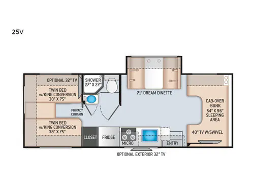 2020 Thor Motor Coach Four Winds 25V - Photo 3