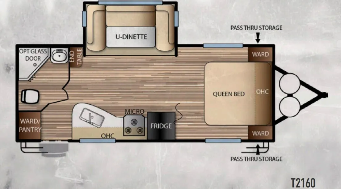 Forest River EVO 2160 floor plan
