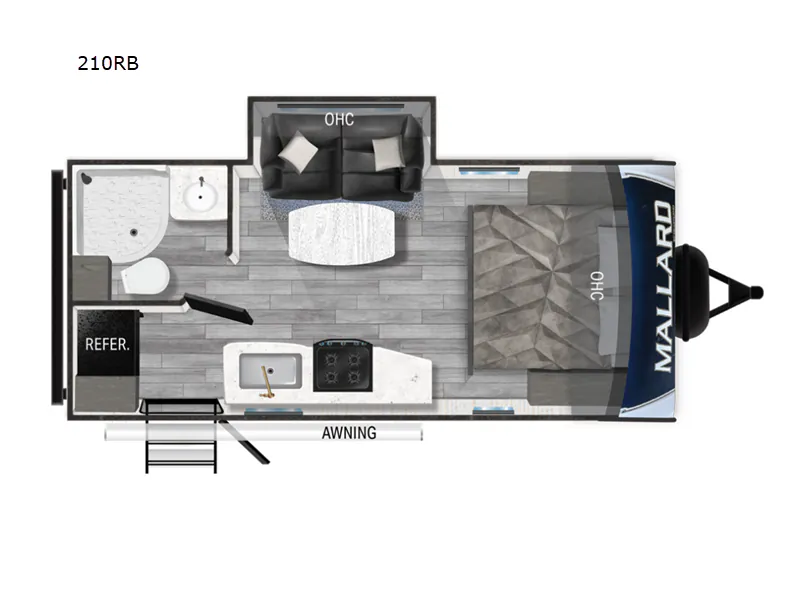 2024 Heartland Mallard M210RB - Floor plan