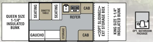 Forest River Viking V-Trec V2 floor plan