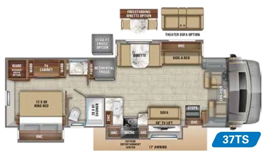 Jayco Seneca 37TS floor plan