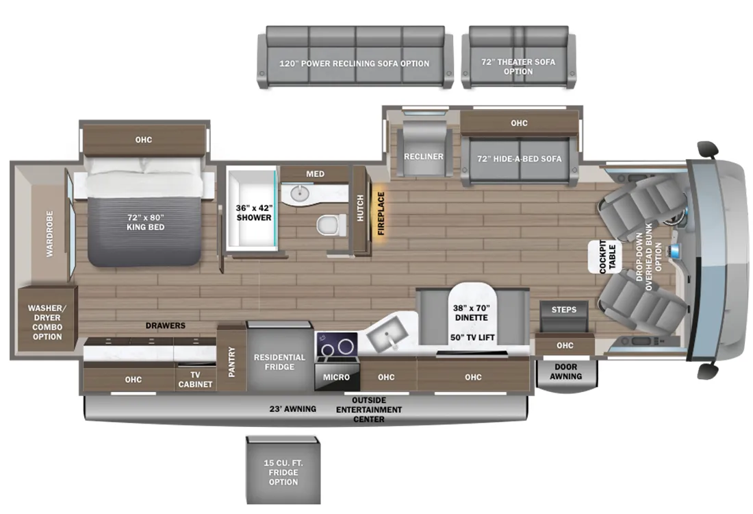Entegra Coach Emblem 36H floor plan
