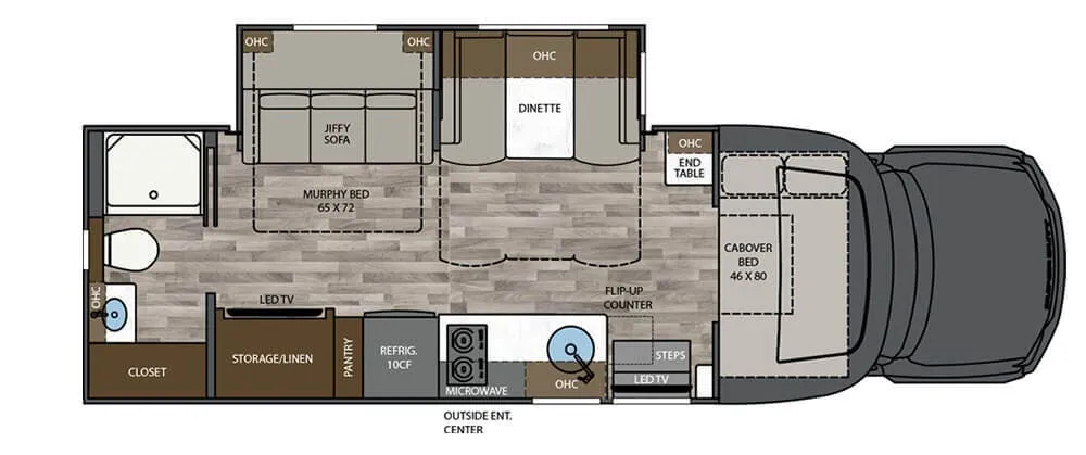 Renegade RV Veracruz 30VRM floor plan