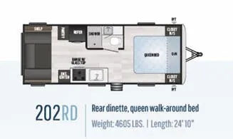 Keystone Springdale 202RD floor plan