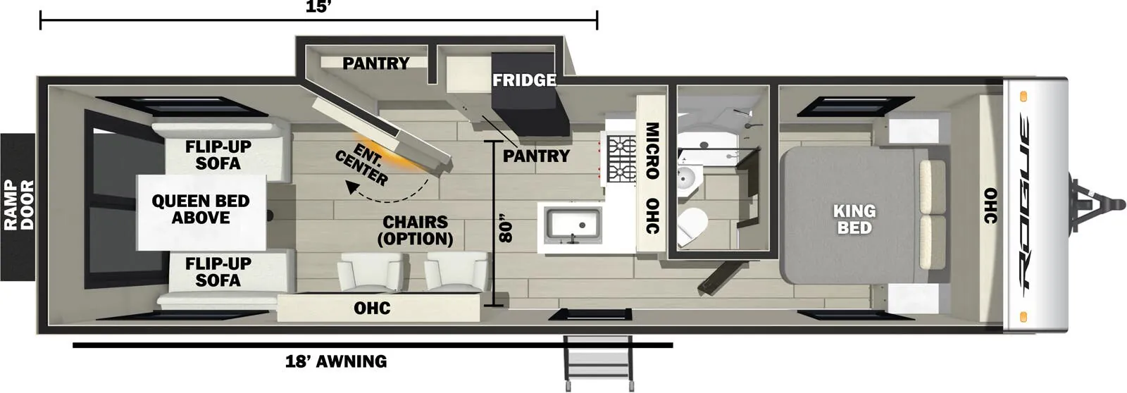 Forest River Vengeance Rogue SUT 28SUT floor plan