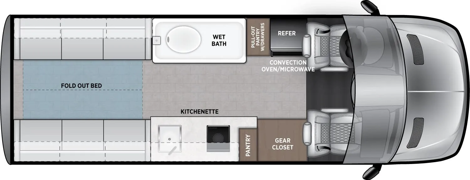 Coachmen RVEX 22G floor plan