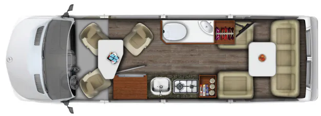 Roadtrek CS Adventurous Base floor plan