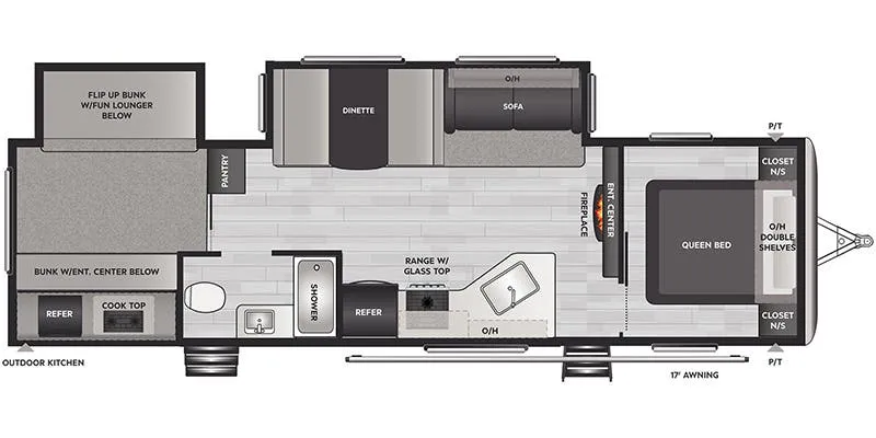 2022 Keystone Springdale 303BH - Floor plan