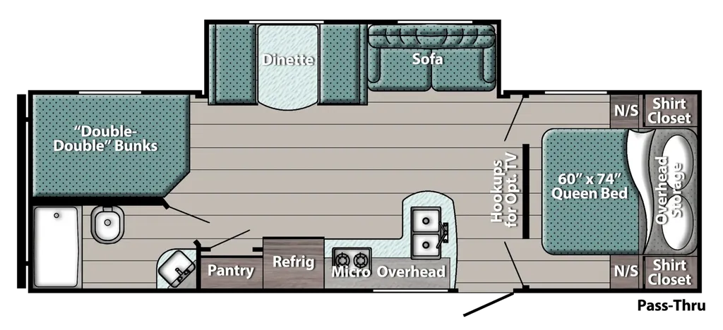2026 Gulf Stream RV Yellowstone Classic 269BH floor plan