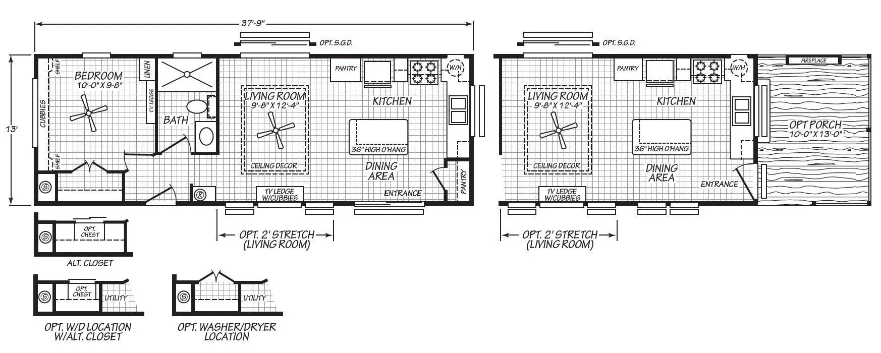 Chariot Eagle Lake Charles 13381B floor plan