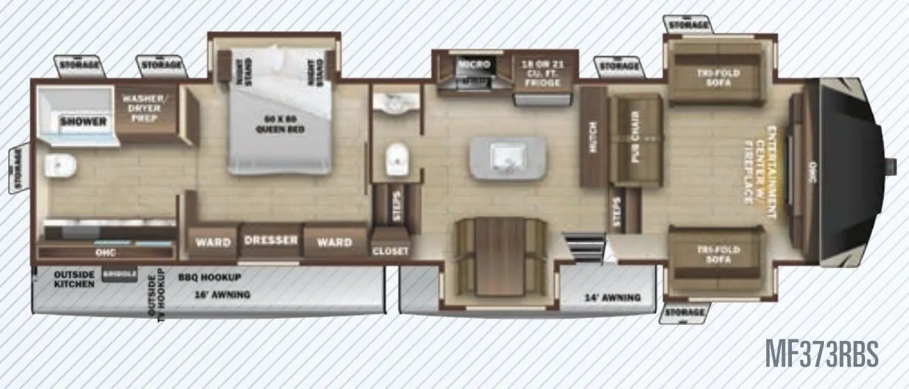 Highland Ridge Mesa Ridge MF373RBS exterior