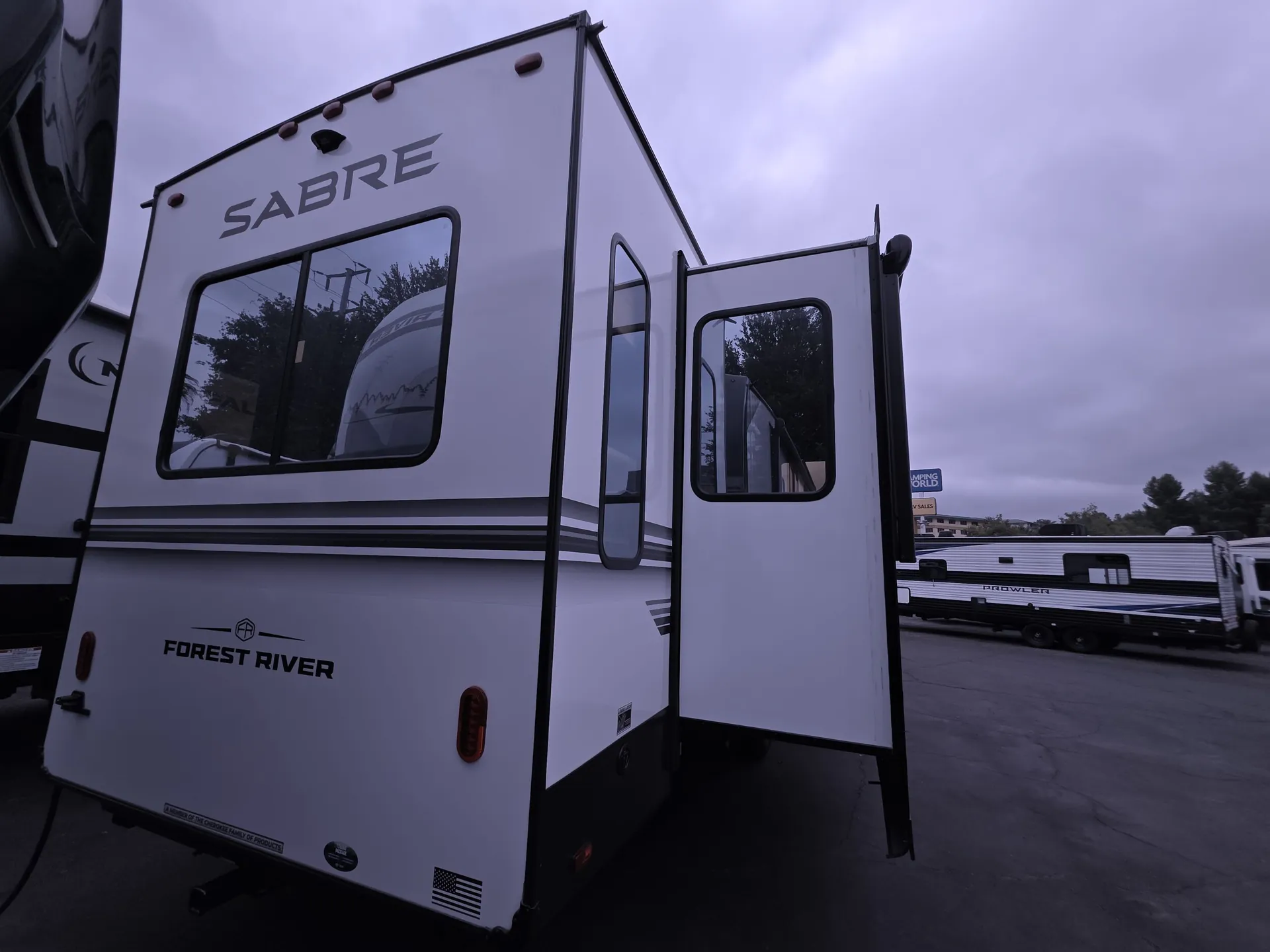 2027 Forest River Sabre 36FLX — backside
