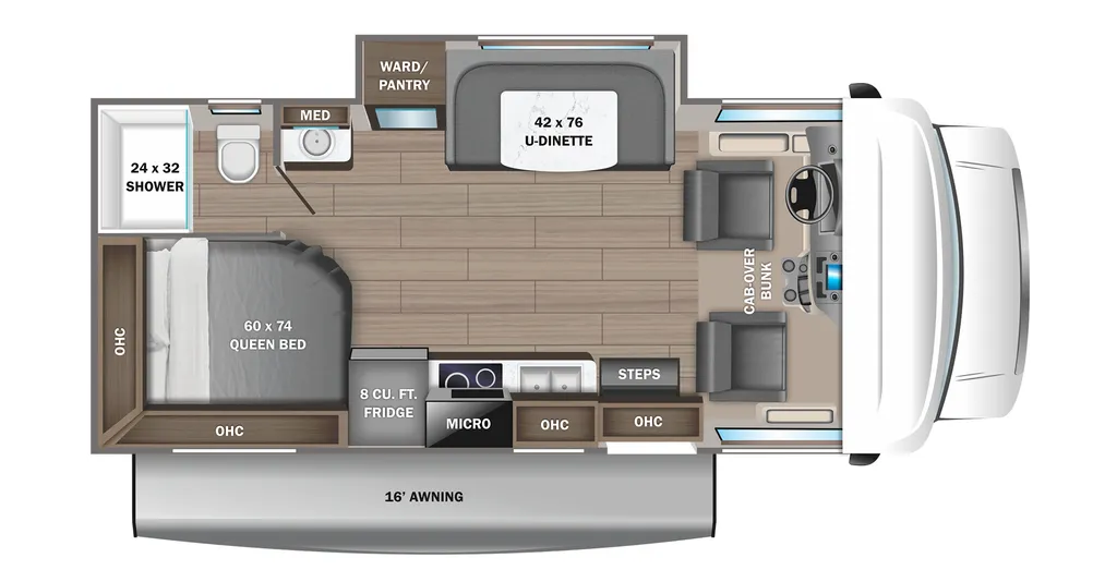 2023 Jayco Redhawk SE 22AF floor plan