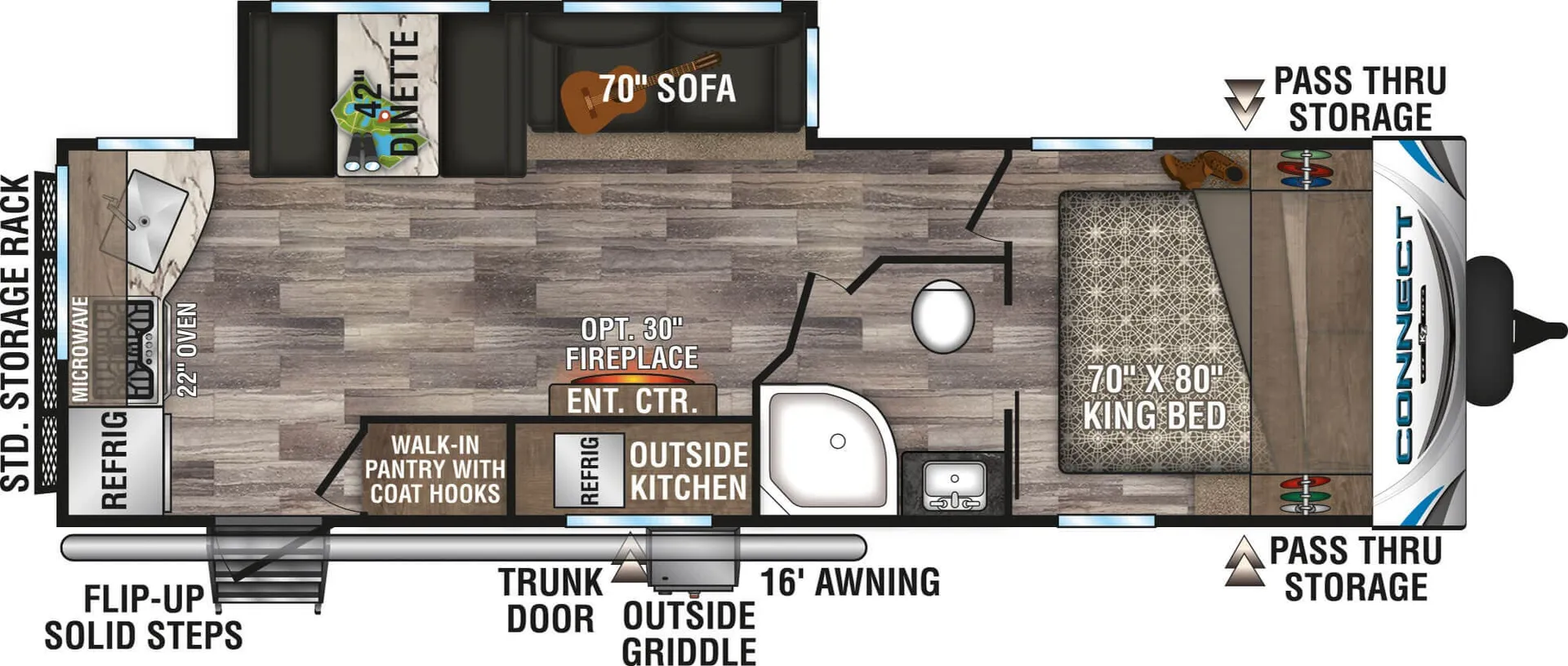 K-Z Connect C261RKK floor plan