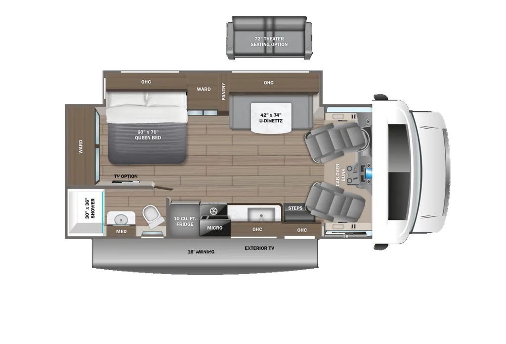2026 Entegra Coach Odyssey 24B floor plan