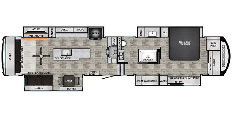 2027 Crossroads RV Redwood 412GK - Floor plan
