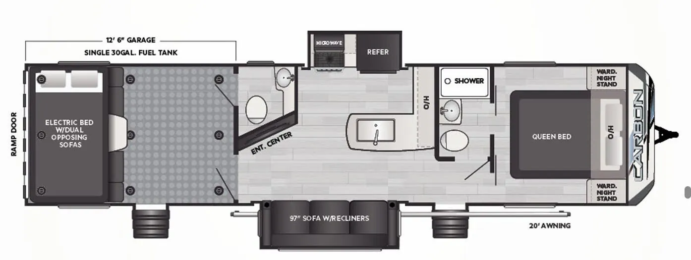 Keystone Carbon 36 floor plan