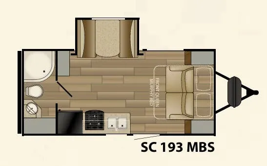Cruiser RV Shadow Cruiser 193MBS floor plan