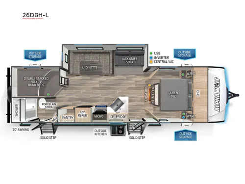 2024 Forest River Cherokee Alpha Wolf 26DBH, Photos photo 20
