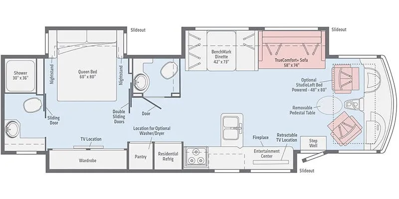 Winnebago Adventurer 36Z floor plan