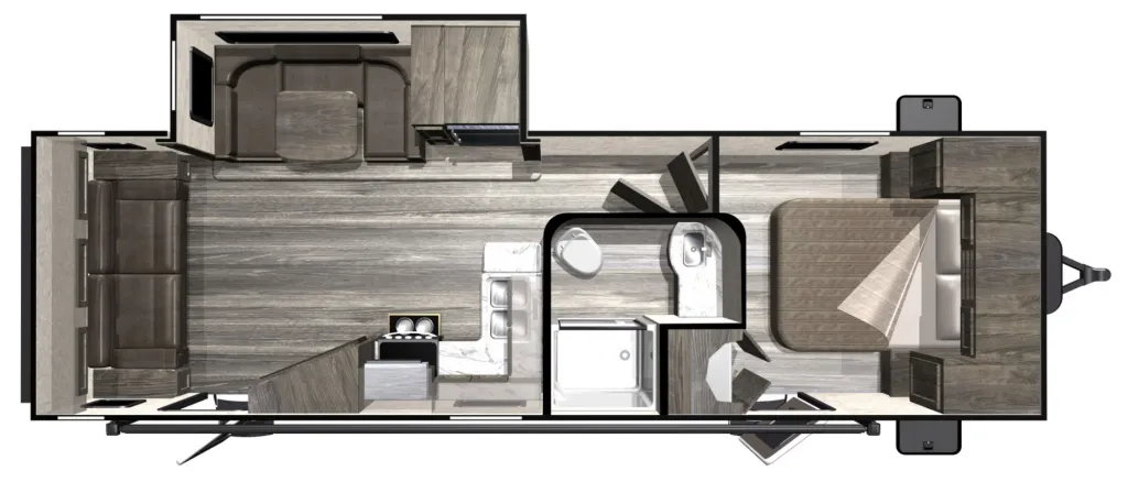 2021 Highland Ridge RV Mesa Ridge Lite 2602RL floor plan