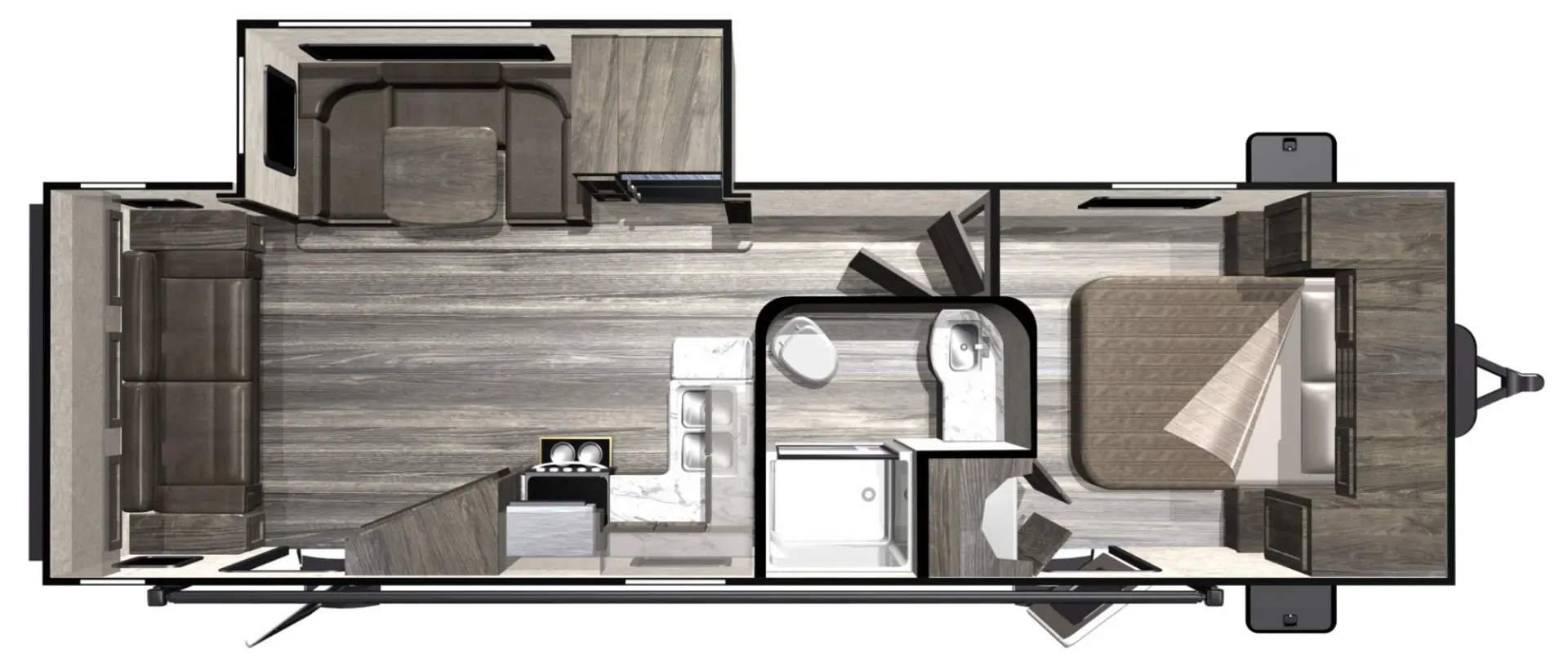 2021 Highland Ridge RV Mesa Ridge Lite 2602RL - Floor plan