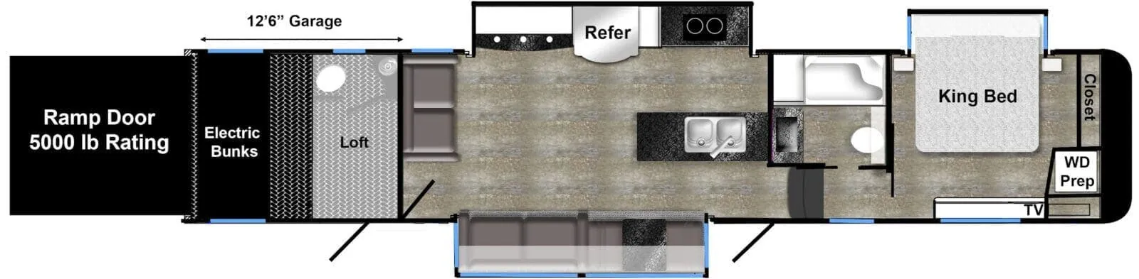 Luxe Luxe 47FB floor plan