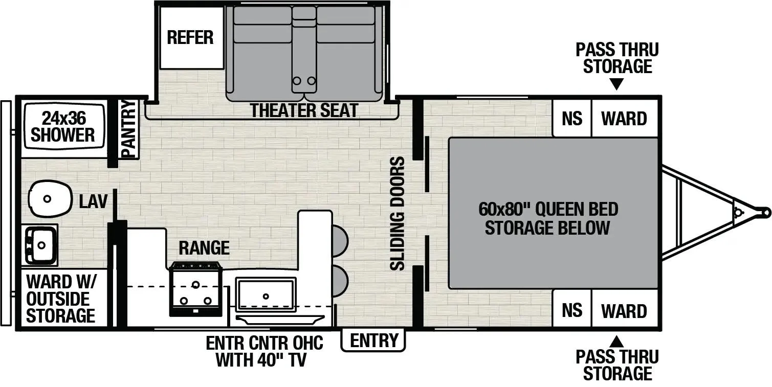 2025 Coachmen Northern 2353RB - Floor plan