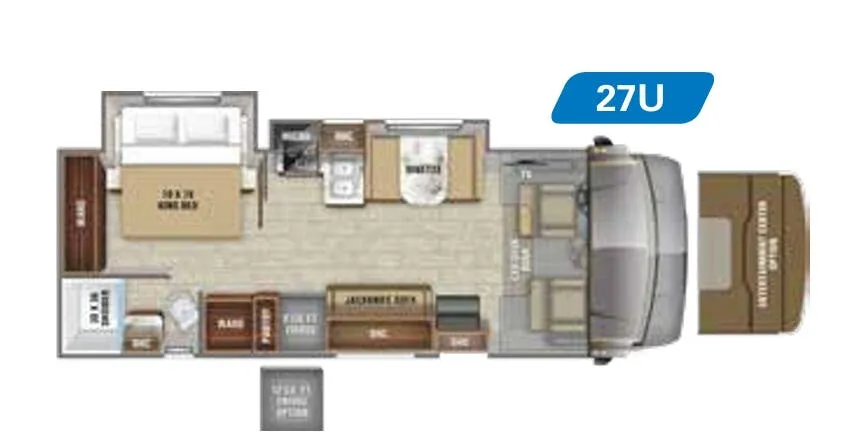 Jayco Greyhawk 27U floor plan