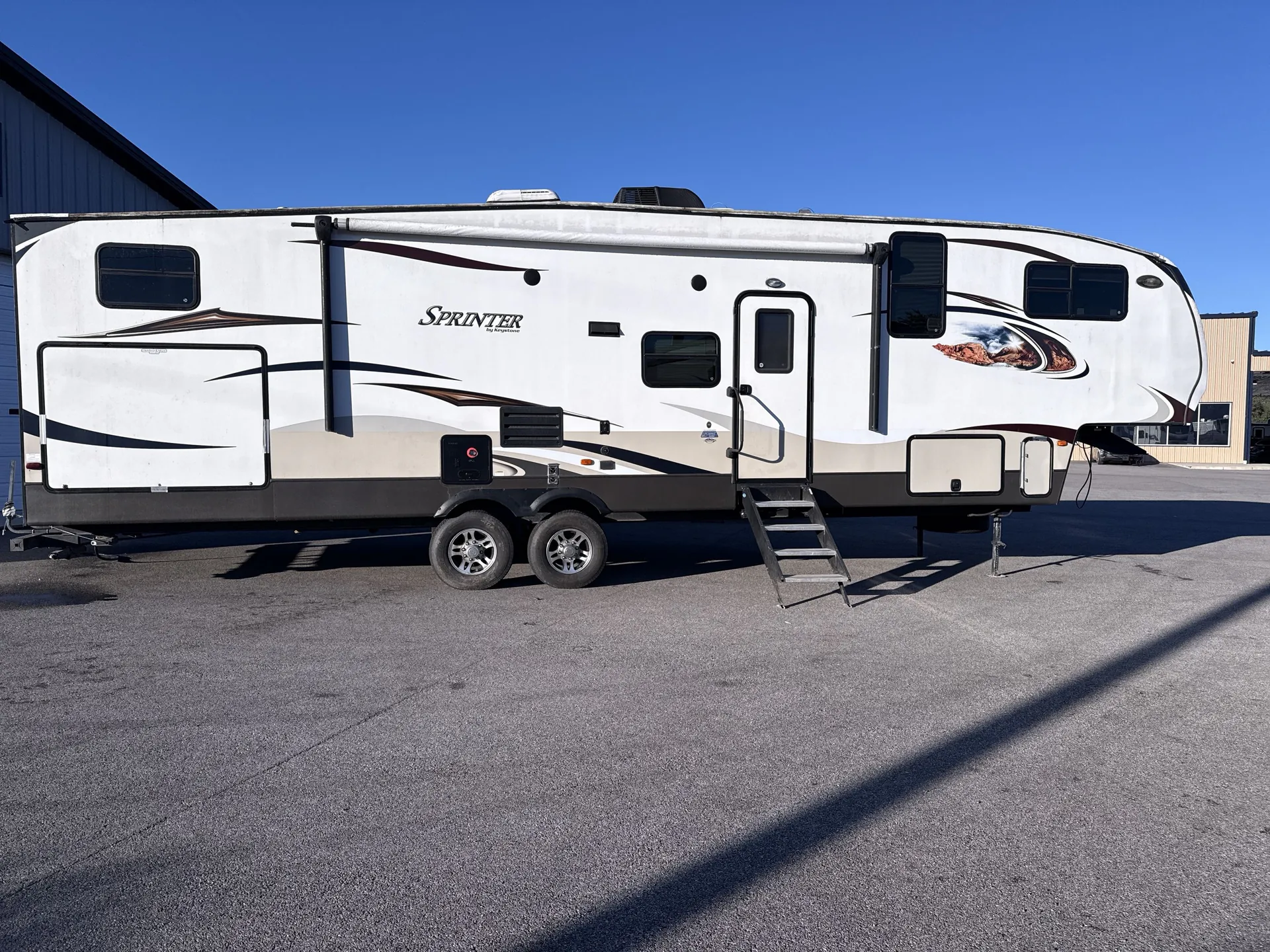 2013 Keystone Sprinter Copper Canyon 324FWBHS — campside