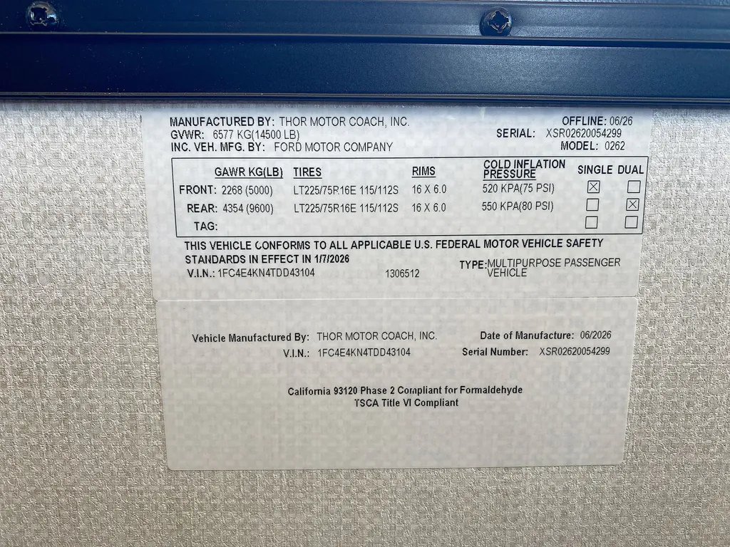 2026 Thor Motor Coach Axis 26.2, Photos photo 2