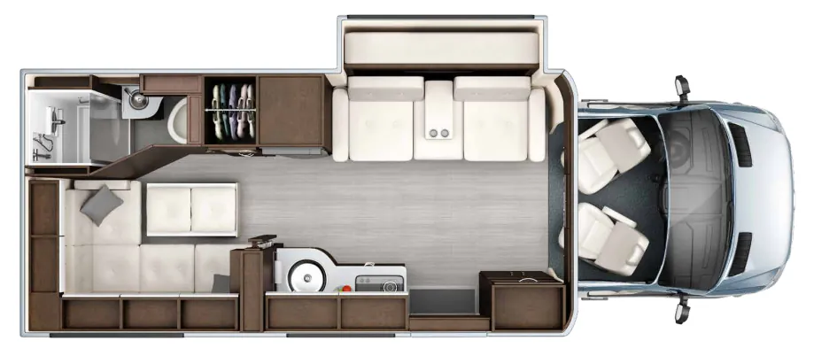 Leisure Travel Wonder U24FX floor plan