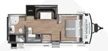 Cruiser RV Shadow Cruiser 239RBS floor plan