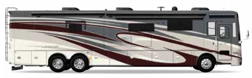 Tiffin Phaeton 37 BH exterior