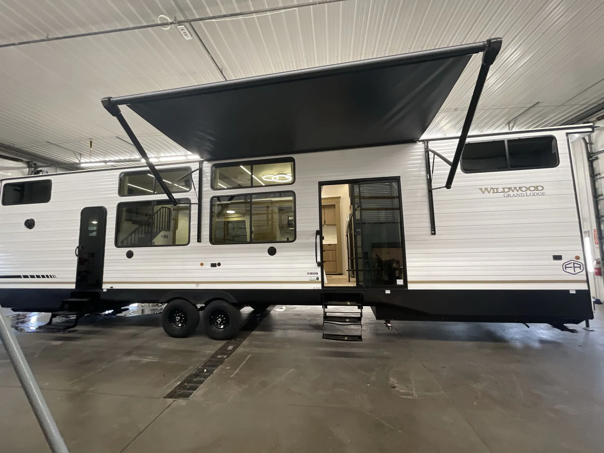 2026 Forest River Wildwood Grand Lodge 42ICE — campside